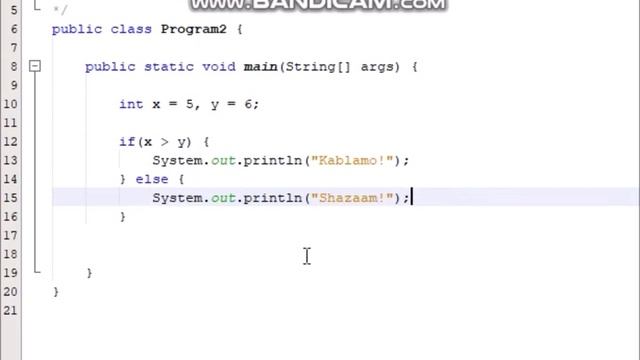 Java Tutorial 5: "if", "if-else", and "if-else-if" Statements смотреть онлайн