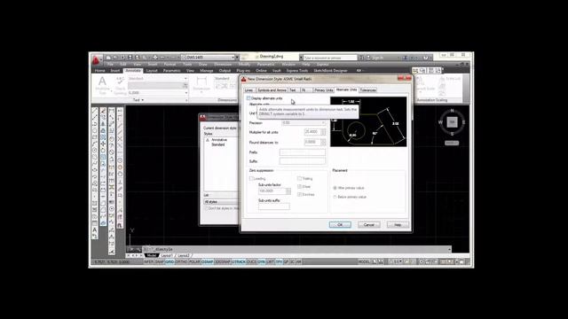 Creating an ASME Y14.5 Dimension Style with AutoCAD - AutoCAD 2015 смотреть онлайн