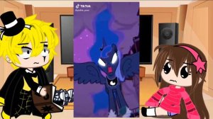 Реакция Била и Мейбел на My little pony (3?)