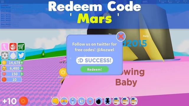 *MARS* NEW CODES ROBLOX BABY SIMULATOR смотреть онлайн
