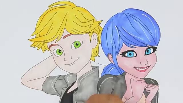 Леди Баг и Супер Кот Раскраска Miraculous Ladybug - Как Нарисовать и Раскрасить ЛедиБаг Ру смотреть онлайн