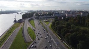 Санкт-Петербург - гостиница "Москва" и мост "Александра Невского"