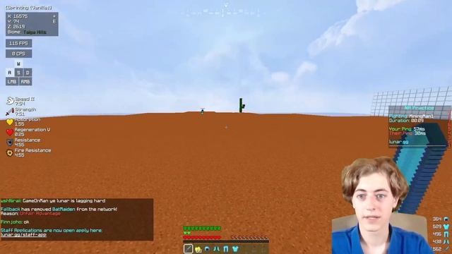 Trying Out The Lunar Network - Lunar.gg Server