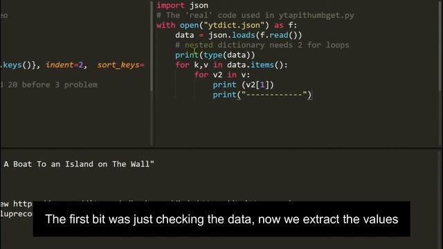 Iterating through Nested Dictionaries | JSON смотреть онлайн