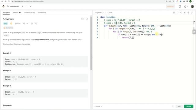 Two Sum Leetcode Самый понятным способом на Python & JavaScript смотреть онлайн