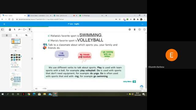 AULA DE INGLÊS. 7º ANO. 16/07/2020. смотреть онлайн