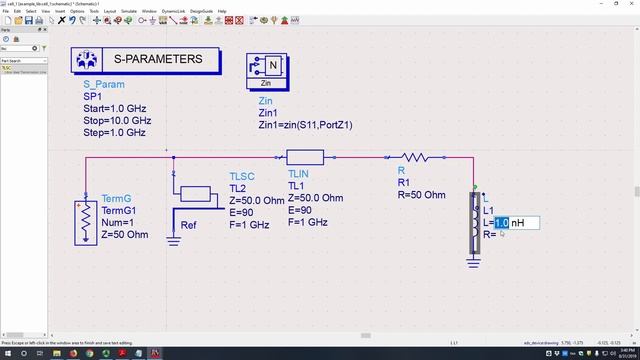 ADS Tutorial - Impedance Matching With Ideal Transmission Lines