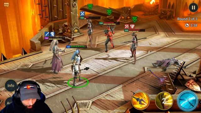 Raid Shadow Legends Nightmare Campaign 12-7 Paragon Method смотреть онлайн