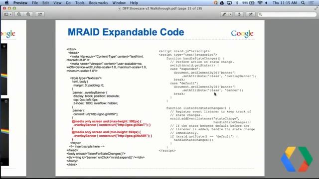 DFP Showcase v2 Walkthrough смотреть онлайн