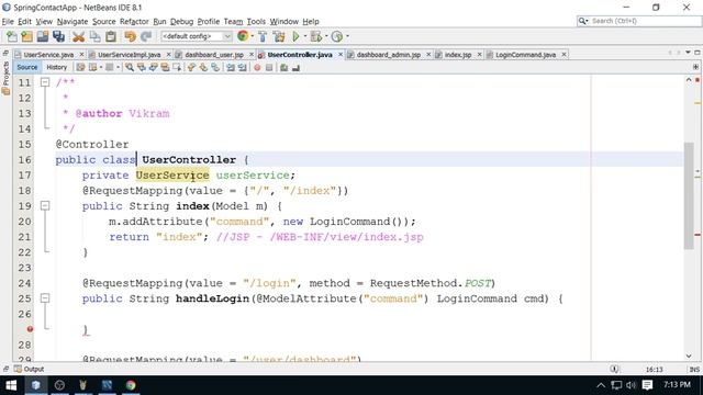 25-Spring MVC - Project Work | User Login Handing (Contact App) - By eZeon смотреть онлайн