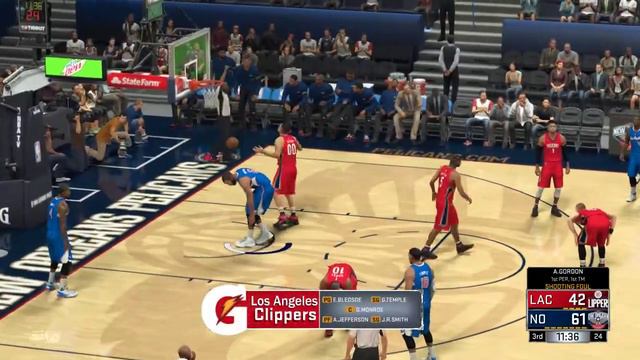 NBA 2K17 PC My GM Hall of Fame Los Angeles Clippers vs New Orleans Pelicans Regular season Full Gam смотреть онлайн