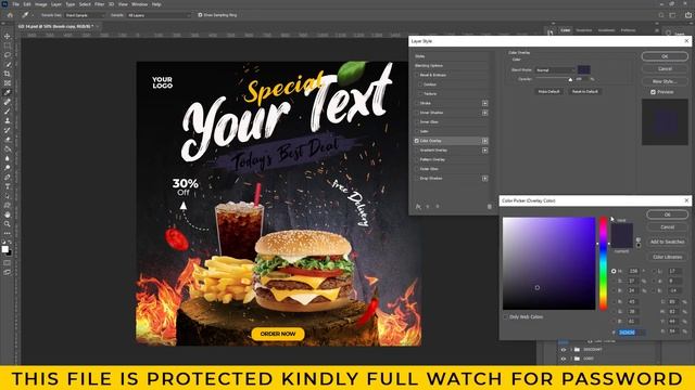 30 Food Menu And Restaurant Social Media Banner In Photoshop PSD File | Tutorial смотреть онлайн