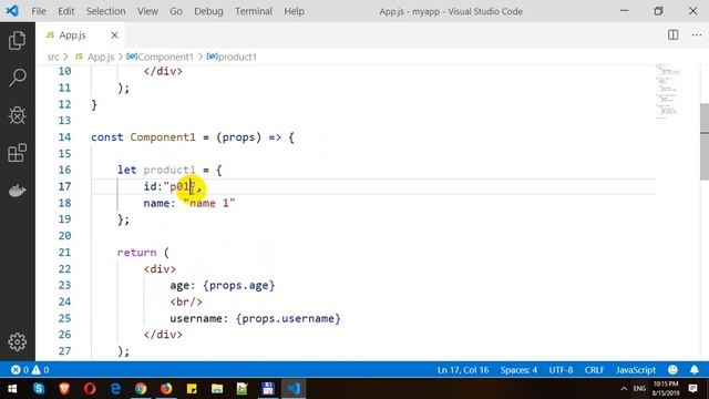Use Props in React Functional Components смотреть онлайн