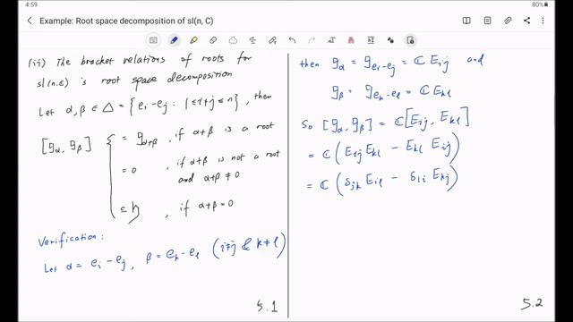 Root space decomposition of sl(n, C) 03 remarks on the root space decomposition theorem смотреть онлайн