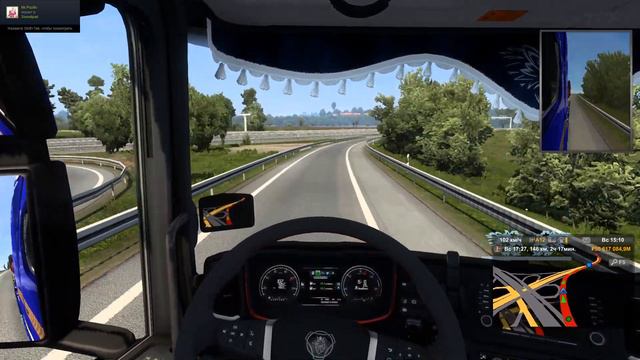 Везем Деревянную струшку/ Euro truck simulator #7 смотреть онлайн