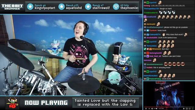 Tainted Love But The Clapping Is Replaced With The Law & Order Sound Effect On Drums! смотреть онлайн
