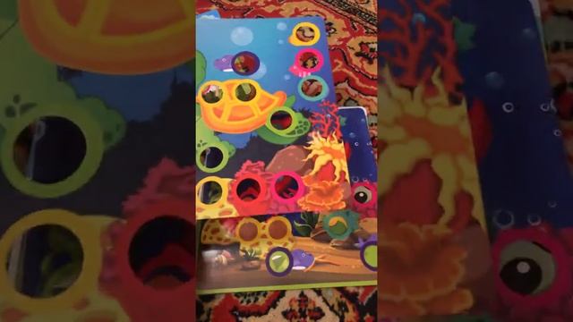 Настольный развивающий пазл с цветными кнопками (покупка в марте 2019 г в fix-price смотреть онлайн