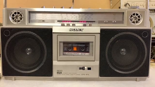 Sony CFS-81l после восстановительного ремонта ЛПМ смотреть онлайн