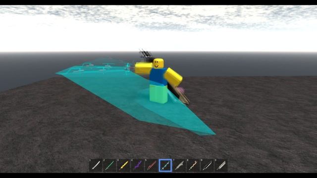 Roblox Be A Parkour Ninja sword demonstration смотреть онлайн