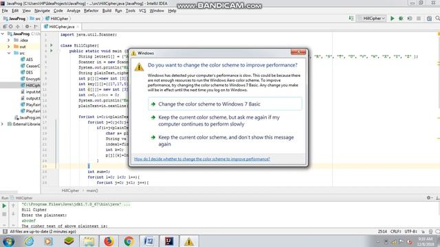 HillCipher Encryption Java Source Code смотреть онлайн