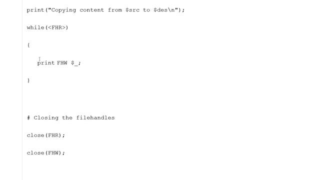 Perl | Writing to a File смотреть онлайн