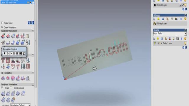 Artcam Save G-code (.nc file) CNC 3018 With Laser 5500mw #4 смотреть онлайн