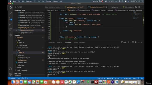 #4 ? Chat Bot Connecting to Mqtt ? | Chatbot tutorial video #mrtechbangalore смотреть онлайн