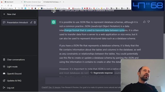 ChatGpt: Intro and Experiment - It failed miserably to reverse a Json file смотреть онлайн