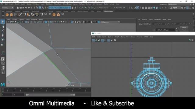 Maya Basic UV Unwrapping смотреть онлайн