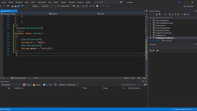 JsonUtility , Json fayllarla işləmək - Unity 3D Dərsləri смотреть онлайн