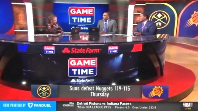 Inside The NBA crew react Lakers pull away late to beat shorthanded Suns 121 107 at home смотреть онлайн
