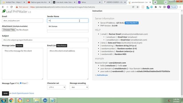 How to use php mailer смотреть онлайн