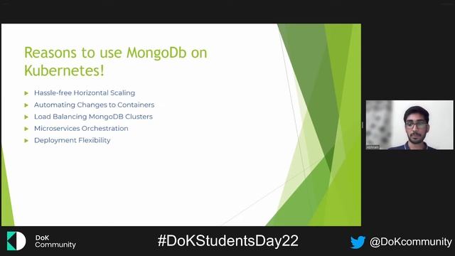 Running MongoDB on Kubernetes - Abhiram Gullapalli (DoK Students Day 2022) смотреть онлайн
