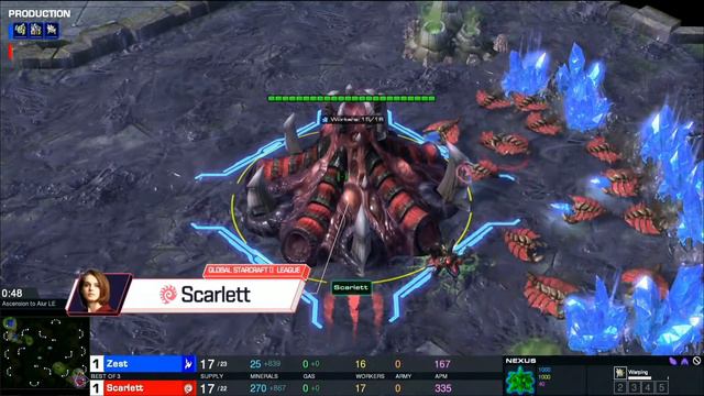2018 GSL Season 1 Ro16 Group A Match 2: Zest (P) vs Scarlett (Z) смотреть онлайн