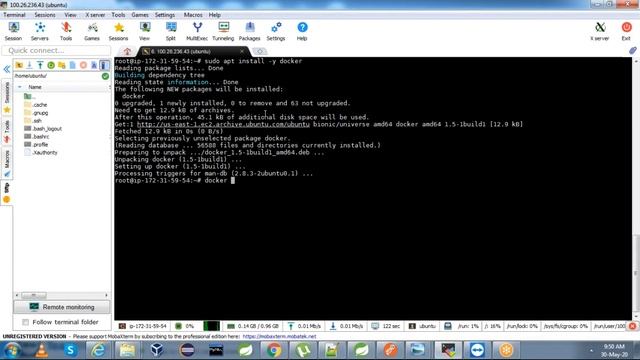 Devops | DockerTutorial | Installation of Docker & Docker Compose| AWS | Ubuntu смотреть онлайн