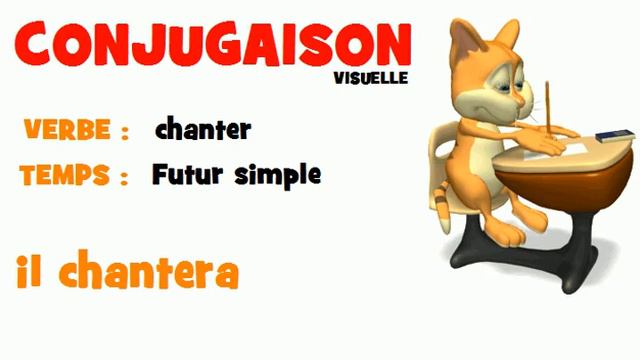 CONJUGAISON = chanter = Futur simple смотреть онлайн