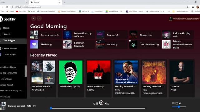 Spotify-Clone using React, Redux, Recat-bootstrap and TypeScript смотреть онлайн