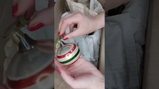 КОЛЛЕКЦИОННЫЕ ватные ёлочные игрушки СССР? РАСПАКОВКА посылки смотреть онлайн