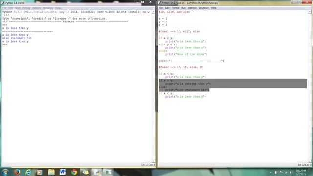 Python if, elif, else Part 1 смотреть онлайн