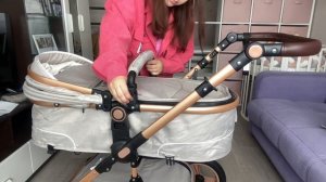 Обзор коляски Luxmom 518 2 в 1|Коляска с Aliexpress|Заказала коляску для малышки с Алиэкспресс