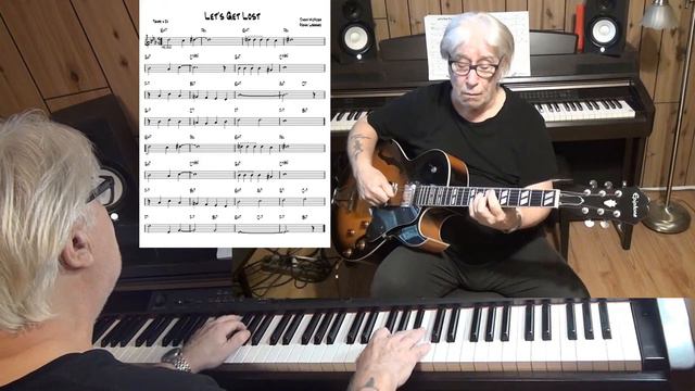 Let's Get Lost - Jazz guitar & piano cover ( Jimmy McHugh ) смотреть онлайн