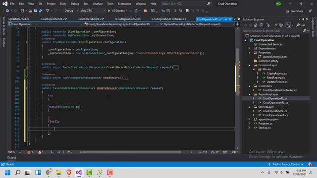 CRUD Web Application In ReactJs + .Net Core Web API + Sql Server Part-2 In Hindi. FullStack Web App смотреть онлайн