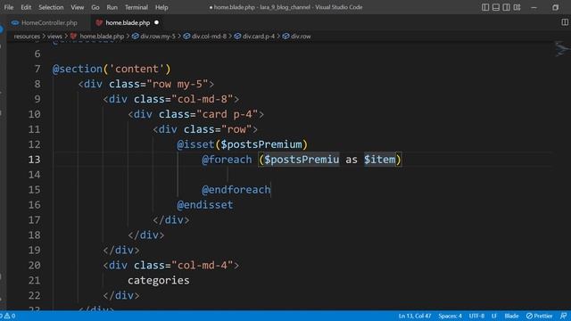 Blog ب Laravel 9 and Vue js 3 Composition API -9- (Display Posts) | Moroccan Darija смотреть онлайн