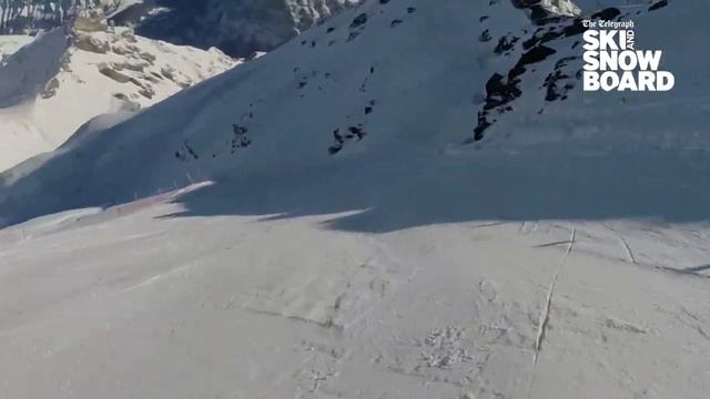 Graham Bell skis the Steilste, one of Switzerland's greatest ski runs смотреть онлайн