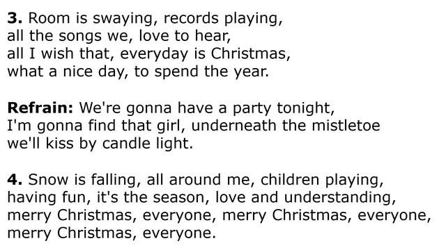 Merry Christmas Everyone (Shakin' Stevens) lyrcisvideo смотреть онлайн