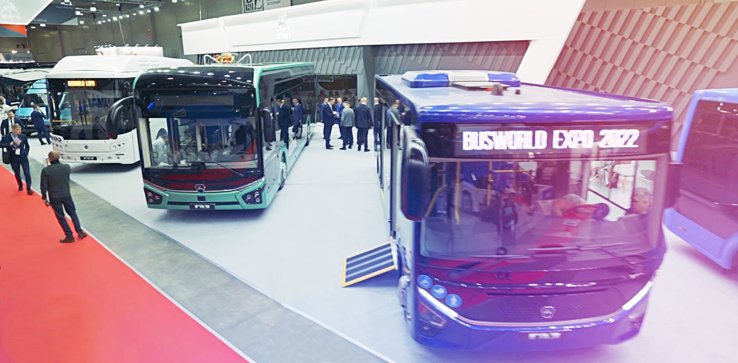 Автобусы ГАЗ нового поколения на выставке Bus World Expo 2022 смотреть онлайн