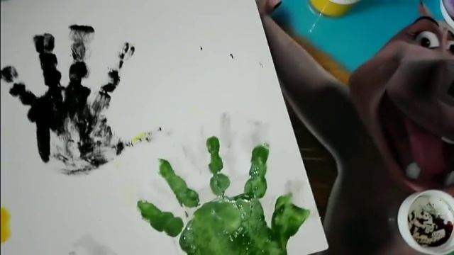 Рисунок ладошками / Ладошками и красками |Drawing palms and paints смотреть онлайн