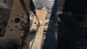 Супер  сверло большого диаметра  для деревянных стен своими руками