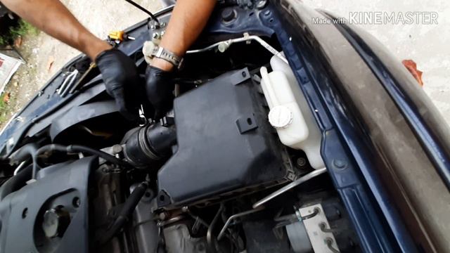 Mitsubishi montero How to change oil engine and oil filter change смотреть онлайн