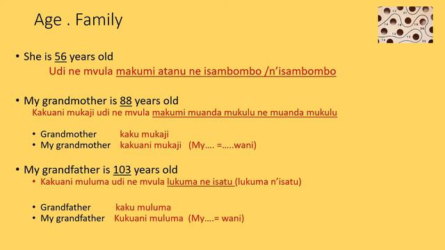 Tshiluba Lesson 14: Age__Use of Numbers__Family Members смотреть онлайн